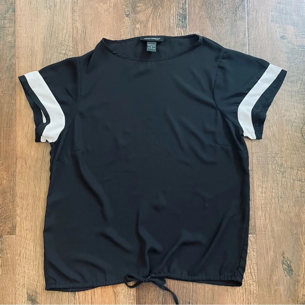 ASHLEY STEWART short sleeve top, size 12_2